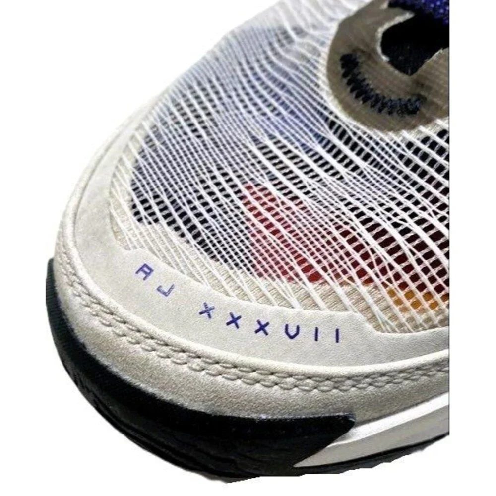 Nike Air Jordan XXXVII 37 Beyond Borders White Black Red Y2K Mens Size 10